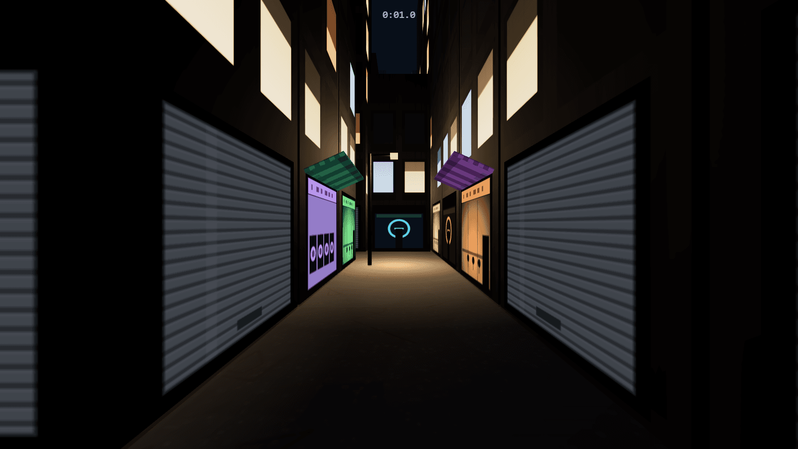 The street, seconds before it isn't empty