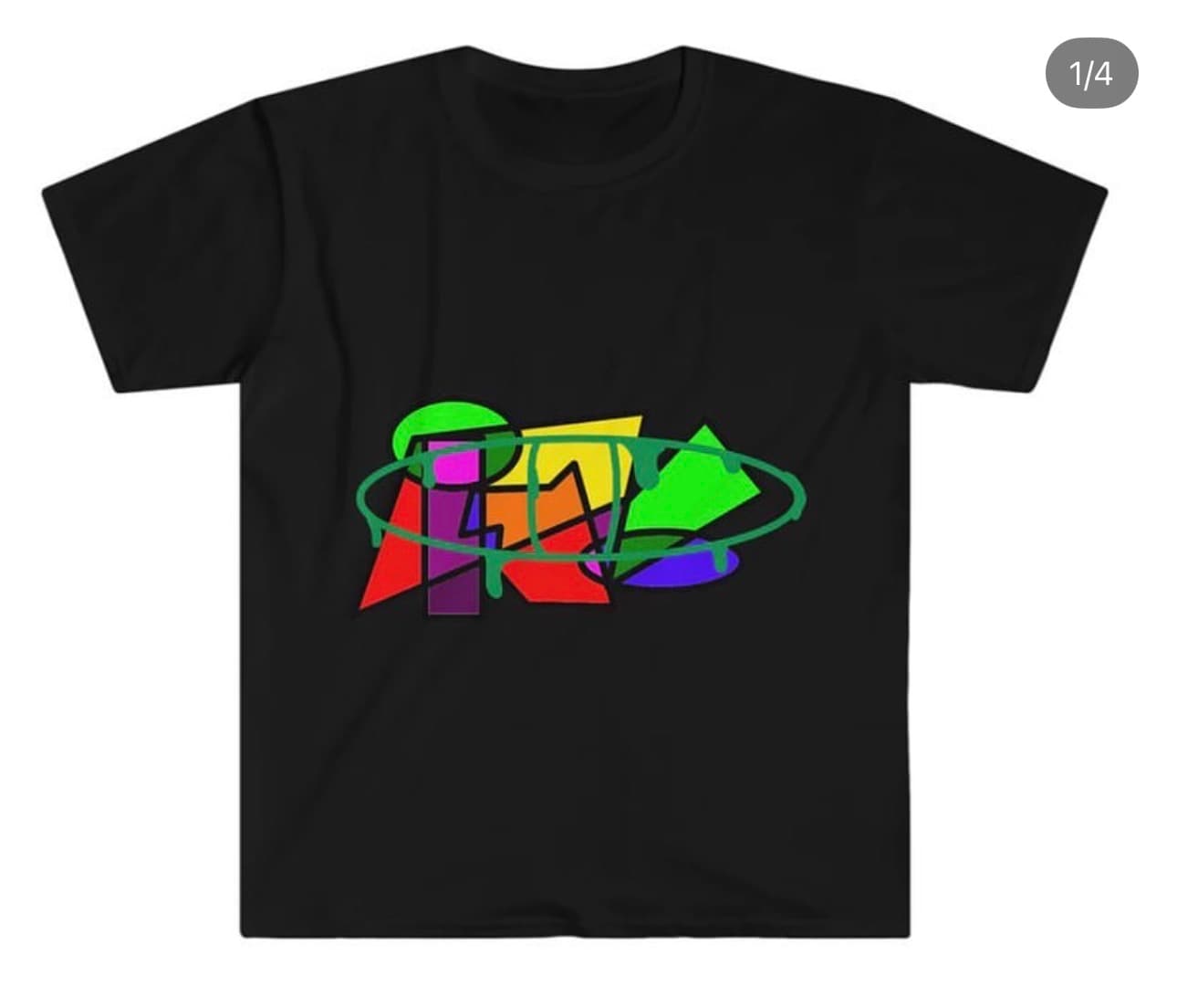 Graffiti graphic, black