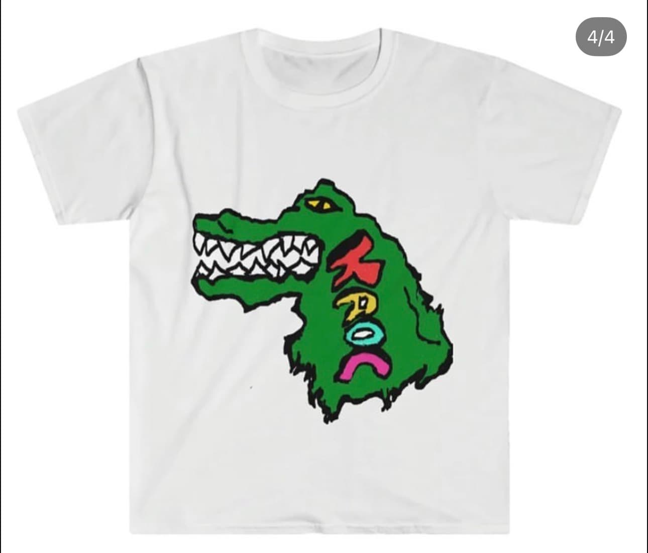 Croc mascot, white