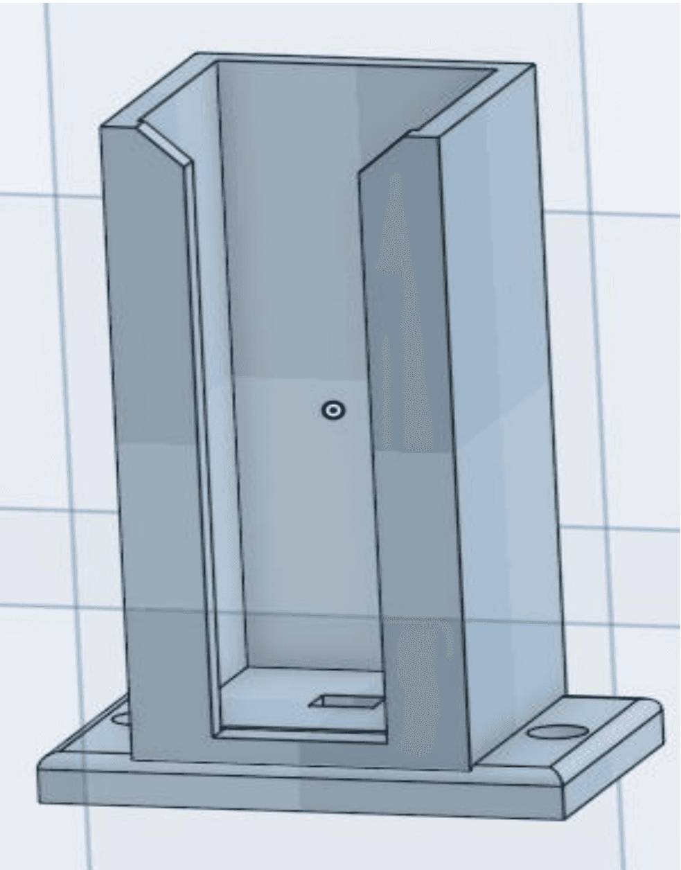 Motor mount, CAD'd in Onshape
